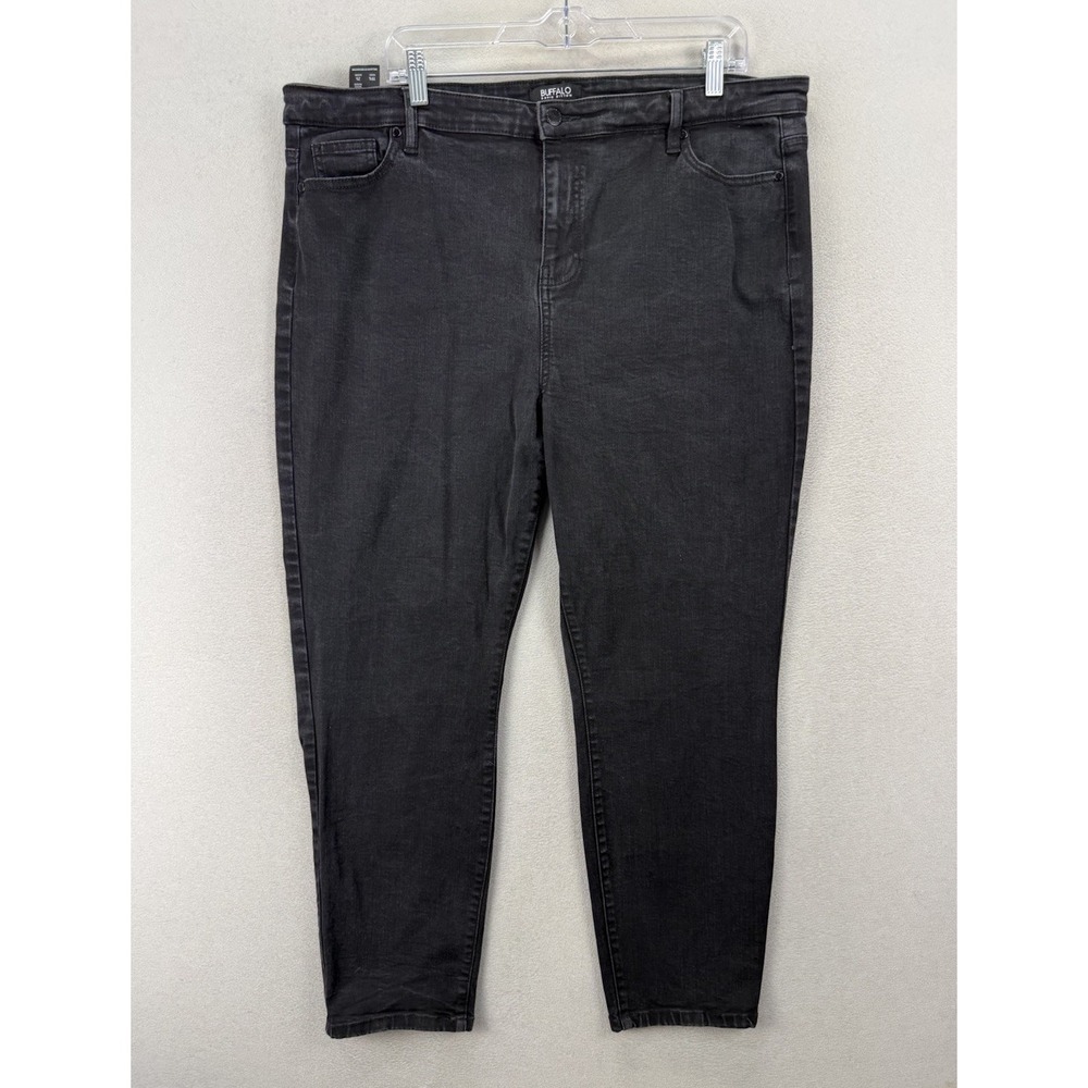 Buffalo David Bitton Mollie High Rise Skinny Black Jeans Women's 18/38 Stretchy‎